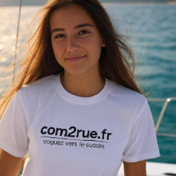 Les T-shirts  " Flocage texte de couleur "