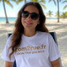 Les T-shirts  " Flocage texte métallisé "