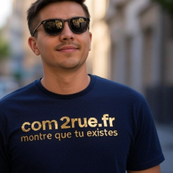Les T-shirts  " Flocage texte métallisé "