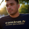 Les T-shirts  " Flocage texte métallisé "