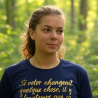Les T-shirts  " Flocage texte métallisé "