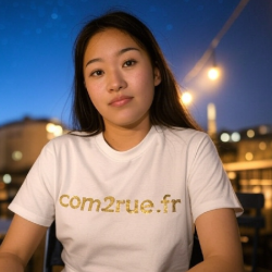 Les T-shirts  " Flocage texte métallisé "